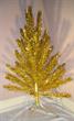 Rare Gold aluminum Christmas Tree 4 1/2'